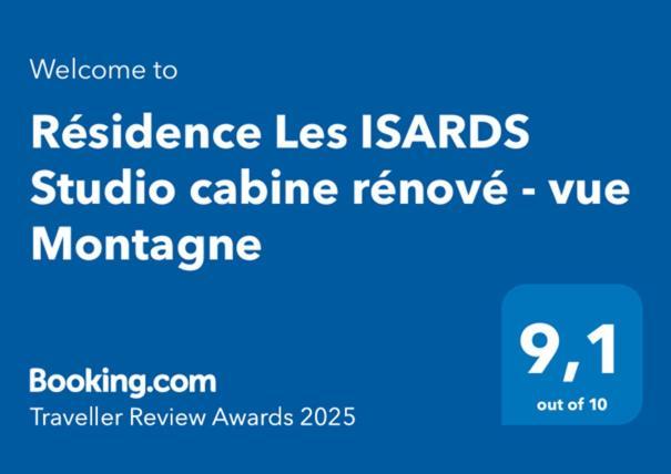 Residence Les Isards Studio Cabine Renove - Vue Montagne Font-Romeu-Odeillo-Via Eksteriør bilde